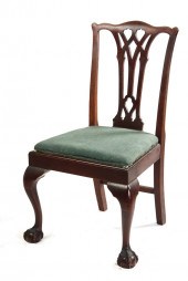 DINING CHAIR Bench Made Mahogany 162d76