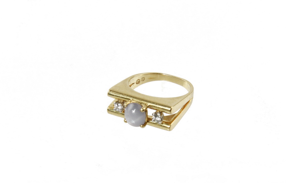 LADY S RING 18K yellow gold contemporary 162e3c