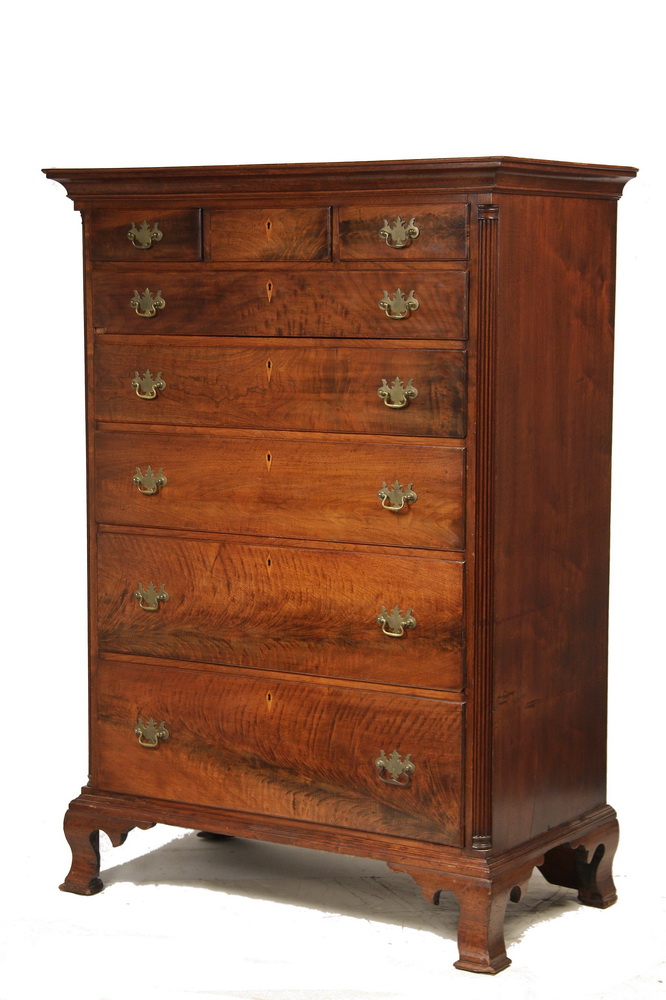 CHIPPENDALE TALL CHEST Pennsylvania 1651a5