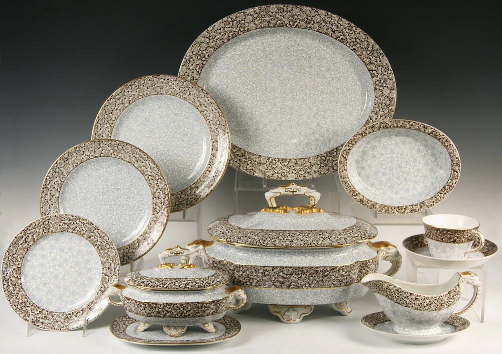 (103 PC) PARTIAL ROYAL WORCESTER DINNER SERVICE