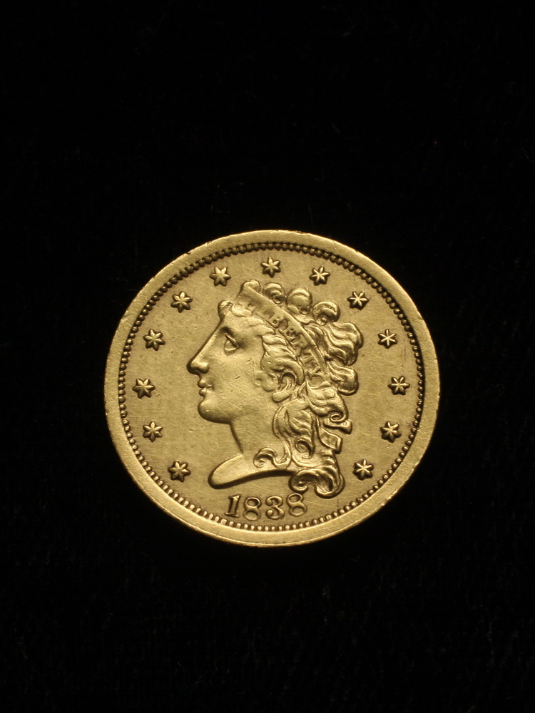 COIN - (1) Classic Head $2 1/2 gold coin
