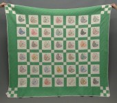 C. 1930s butterfly quilt. 78 x 83.
