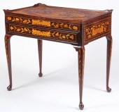 INLAID TEA TABLE Exceptional 168a63