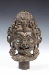 NEPALESE BRONZE FINIAL OR SPOUT- Excellent