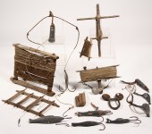 GROUP 19TH C FISHING GEAR 19th 168ce3