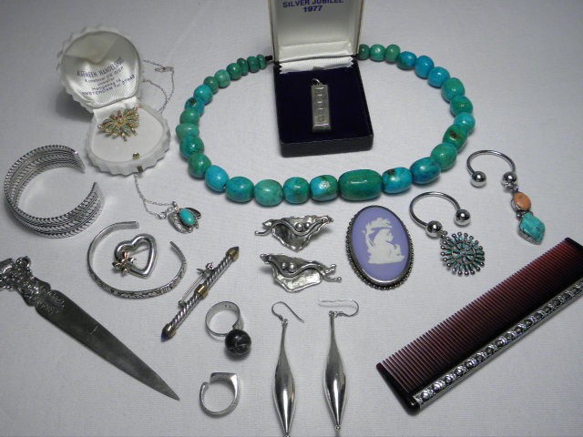 Group of assorted sterling silver 1691f8