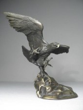 Gorham bronze American Eagle sculpture  1692b6