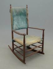 19th c. Brother Gregory Shaker rocker.