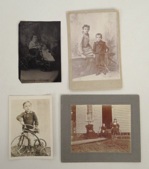 Lot 2 Cabinet Cards Tin Type 1676b5