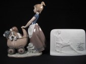 Lladro porcelain figurine: Litter