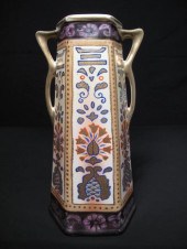 Royal Nippon porcelain vase with hand