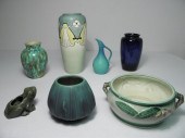 Seven pieces of assorted art pottery  16bbf1