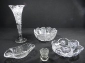 Lot of assorted cut glass and crystal  16bc4c