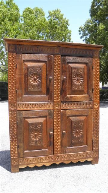 Antique German four door storage 1699aa