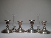 Lot of four Gorham Sterling candlesticks 1699fc