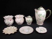 Group lot of assorted porcelain items.