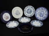 Lot of assorted transferware and other
