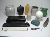 Lot of assorted pottery and antique