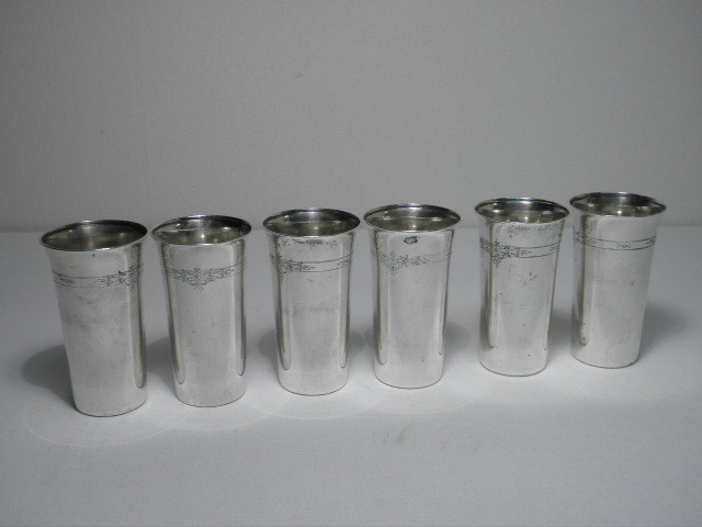 Six Wallace sterling silver tall 16d141