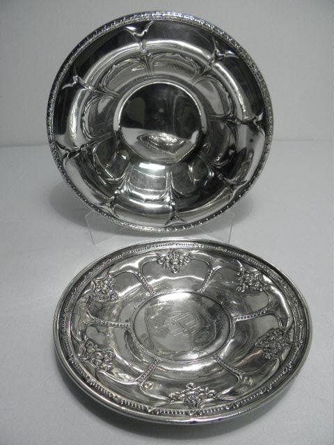 Sterling silver embossed bowl and 16d1c1