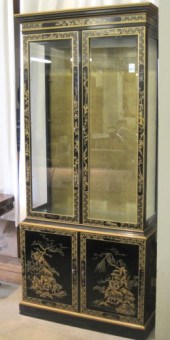 DREXEL CHINA DISPLAY CABINET ON CABINET