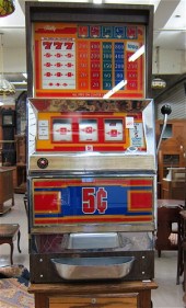 BALLY FIVE CENT SLOT MACHINE ON 16ded5