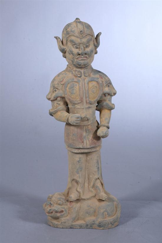 CHINESE GREY POTTERY FIGURE OF 16e130