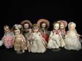 Group lot of eight vintage Madame Alexander