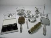 Lot of assorted sterling silver pieces.