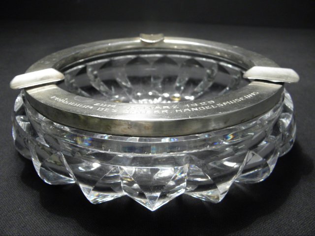 Heavy German cut crystal silver 16c0fe