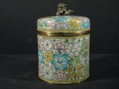20th century Chinese cloisonne brass