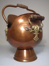 A late 19th century English copper and