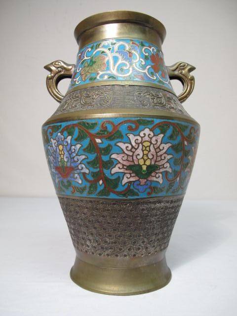 Japanese Meji period bronze vase 16c48e