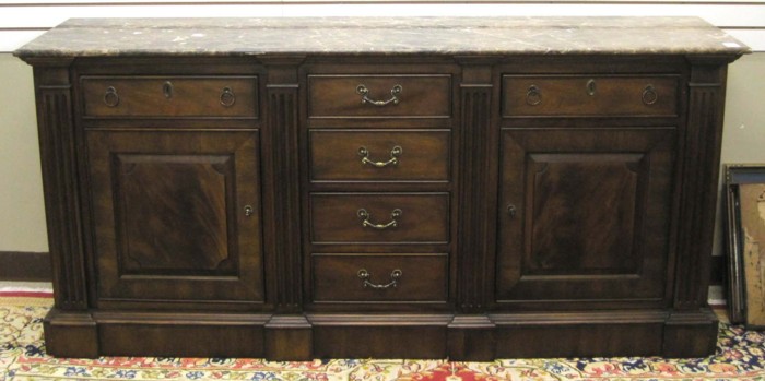 Guide For Drexel Mahogany Buffet, Drexel Heritage Dresser With Marble Top