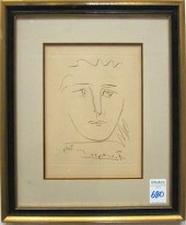 PABLO PICASSO ETCHING ON PAPER 16fa0a