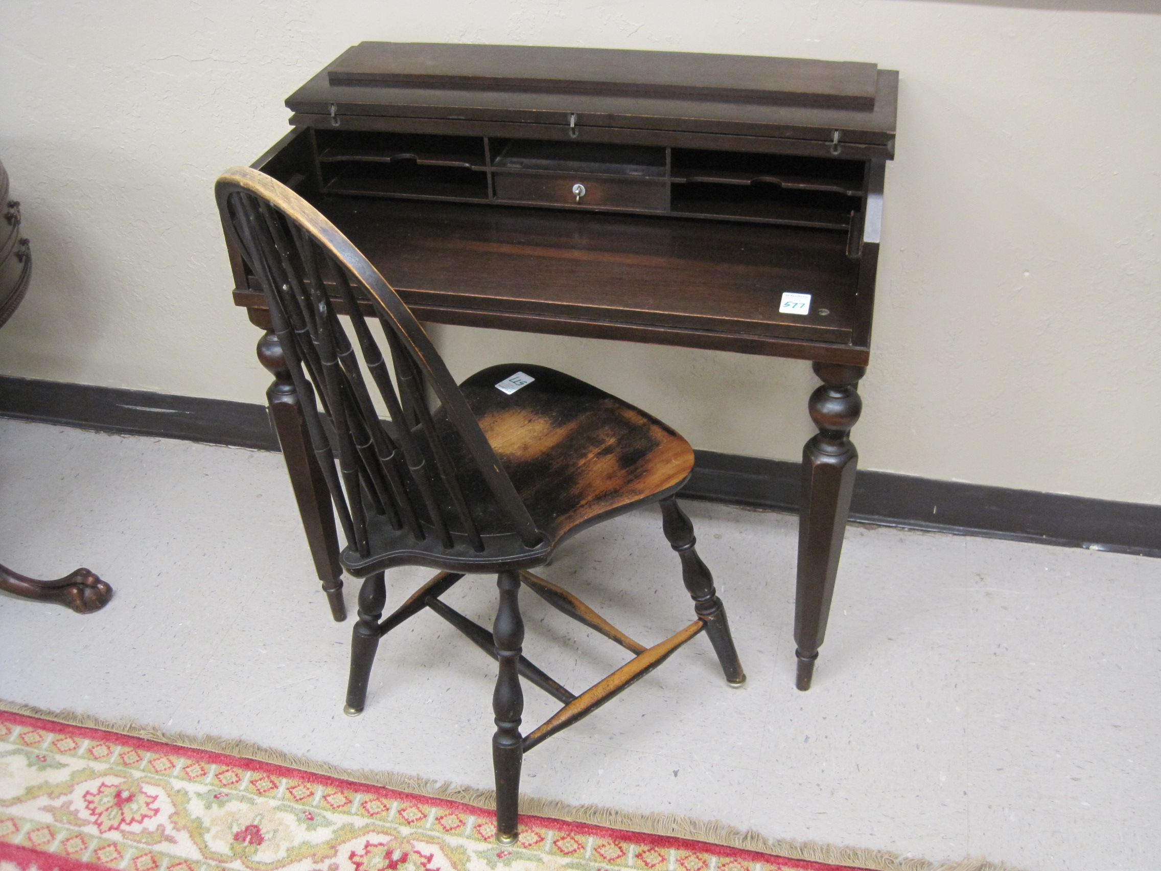Price Guide For Spinet Desk With Chair American C 1920 S