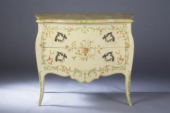 LOUIS XV STYLE YELLOW AND POLYCHROME 16ff41