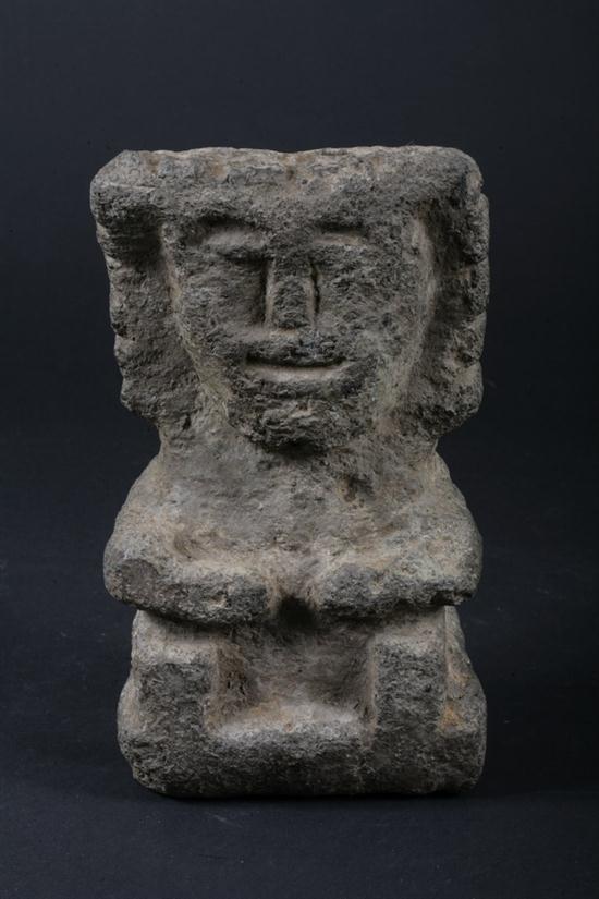 AZTEC STONE FEMALE FIGURE OF CHICOMECOATI 17012e