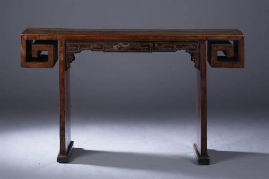 CHINESE ELMWOOD ALTAR TABLE 19th 17025d