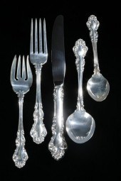31-PIECE REED AND BARTON STERLING SILVER
