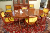 FEDERAL-STYLE MAHOGANY DINING TABLE