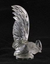 A Lalique glass Le Coq Nain car 1708a9