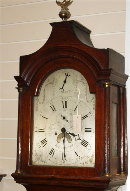 A George III oak longcase clock 170987