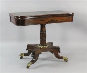 A William IV brass mounted rosewood