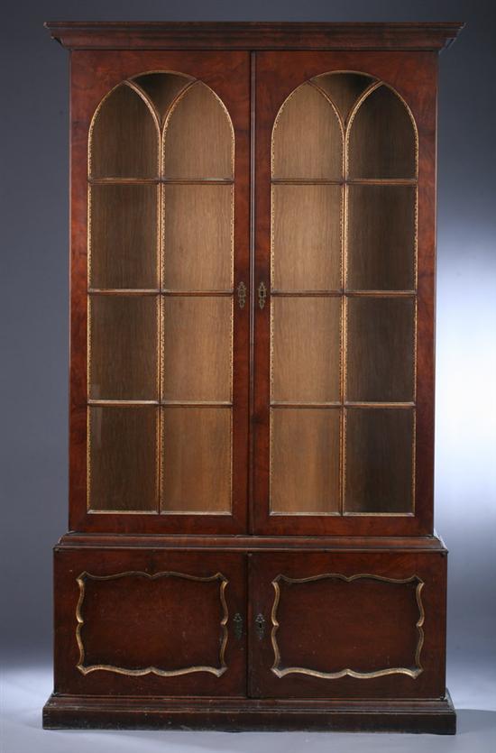 GEORGE III STYLE MAHOGANY AND PARCEL GILT 16ef47