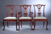 SET 14 ENGLISH CHIPPENDALE STYLE 16ef7f