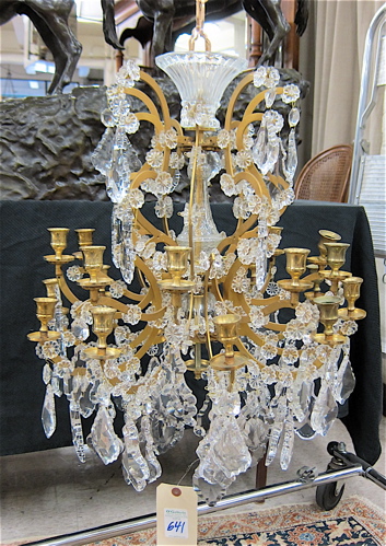 LOUIS XV STYLE CANDLESTICK CHANDELIER 16f221