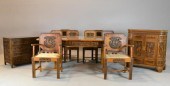 (13)ELABORATE CHINESE DINING SET AND