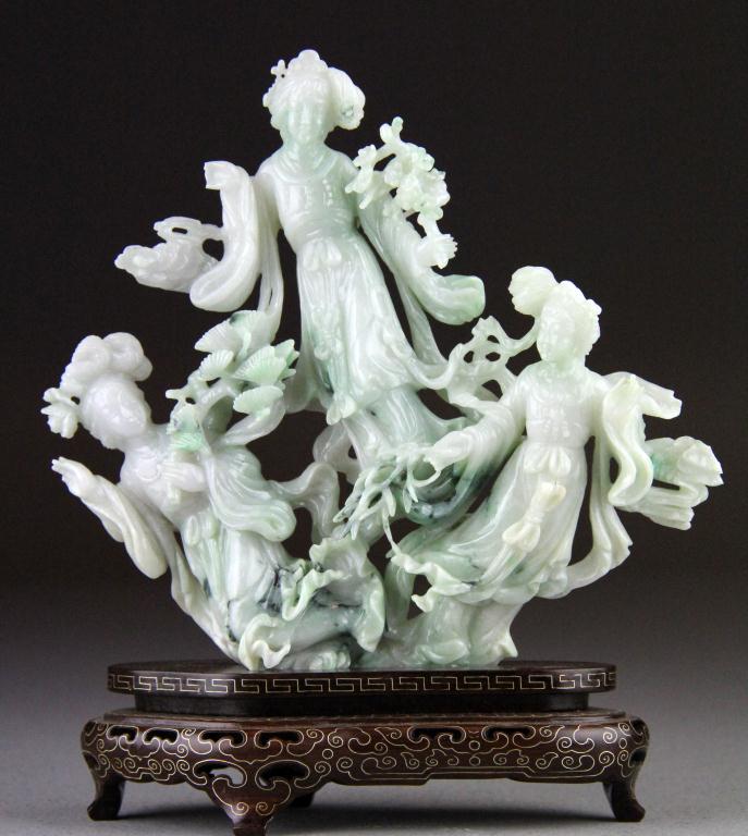 Chinese Qing Carved Jade Figural 171f1c