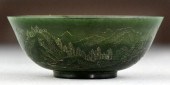 Chinese Qing Carved Jade BowlFinely 171f33